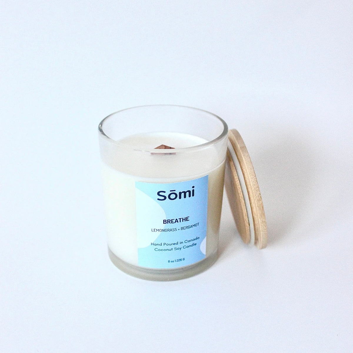 Breathe Candle- Lemongrass + Bergamot